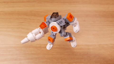 Micro space rocket type transformer robot - Rocket X
 2 - transformation,transformer,LEGO transformer