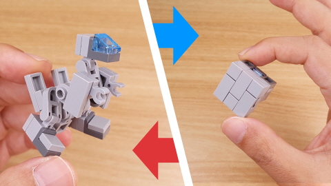 Micro transformer mech - Cuptor 
 3 - transformation,transformer,LEGO transformer
