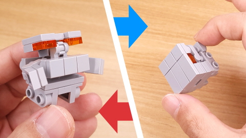 Micro cube type transformer mech - Cubot
 4 - transformation,transformer,LEGO transformer