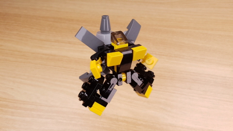 Micro brick drill machine transformer mech - Heavy Driller
 2 - transformation,transformer,LEGO transformer