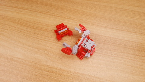 Micro brick Crab combiner transformer mech - Crab Bros
 1 - transformation,transformer,LEGO transformer