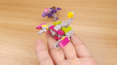 Micro brick Scorpion transformer mech - Scorpong
 1 - transformation,transformer,LEGO transformer