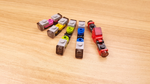Micro brick train transformer combiners mech - Ex Train Z mini(similar to Ressha Sentai ToQger)
 2 - transformation,transformer,LEGO transformer
