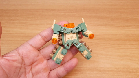 Micro LEGO brick tank combiner mech - Dual Tank
 2 - transformation,transformer,LEGO transformer