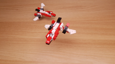 Micro LEGO brick fighterjet transformer mech - Thunder Jet
 1 - transformation,transformer,LEGO transformer