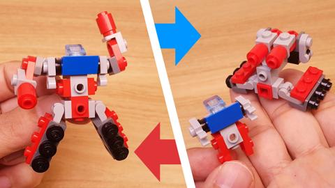 Micro LEGO brick combiner transformer mech - Micro Boy
 3 - transformation,transformer,LEGO transformer
