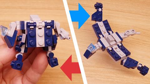 Micro LEGO brick transformer mech - Monster Bird
 3 - transformation,transformer,LEGO transformer