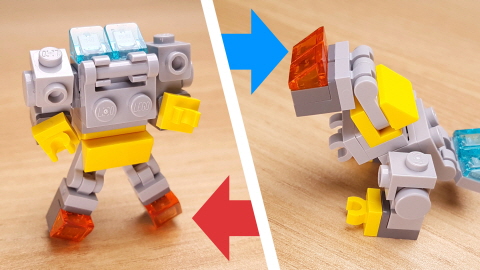 T-Rex(Tyrannosaurus) Transformer Robot(similar with Grimlock/Dinobot)
 6 - transformation,transformer,LEGO transformer