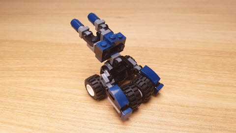 Navy Cannon Transformer Mech
 3 - transformation,transformer,LEGO transformer