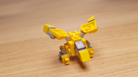Yellow Eagle - Eagle Transformer Mech
 5 - transformation,transformer,LEGO transformer