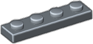 LEGO 3710 Dark Bluish Gray