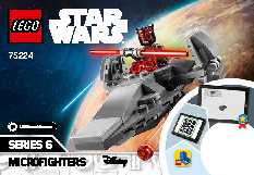 75224 Sith Infiltrator Microfighter LEGO information LEGO instructions LEGO video review