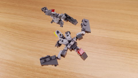 Micro bird monster transformer robot - Dino Bird 
 4 - трансформация, трансформатор, трансформатор LEGO