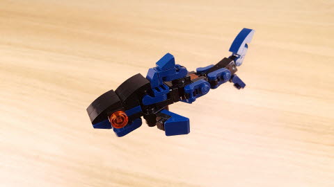 Micro shark type transformer robot - Shark Knight 3 - transformation,transformer,LEGO transformer