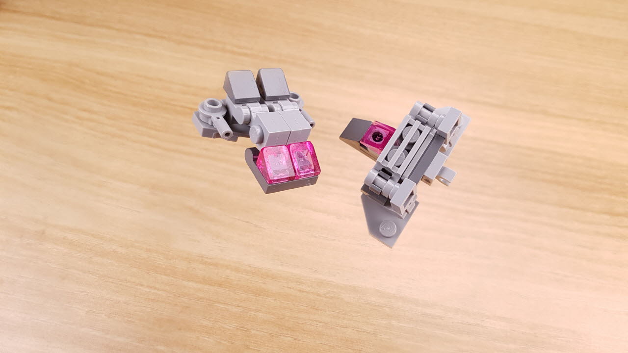 37 bricks simple micro combiner transformer robot - Space Rover 
 2 - transformation,transformer,LEGO transformer