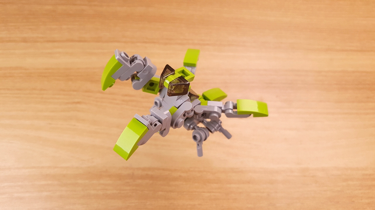 カマキリに変形する「バズクロウ」っぽいミニレゴ変形ロボ - マンティスボット
 2 - 変身,変身ロボ,レゴ変身ロボ