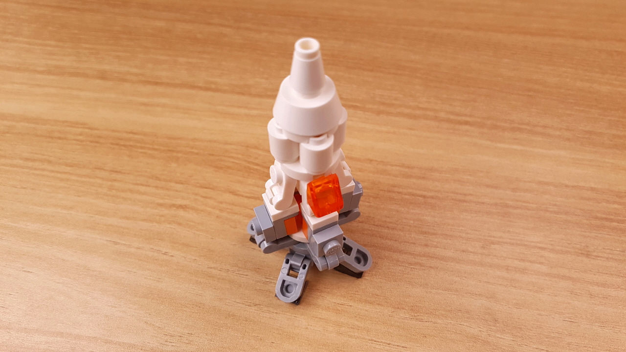 Micro space rocket type transformer robot - Rocket X
 3 - transformation,transformer,LEGO transformer