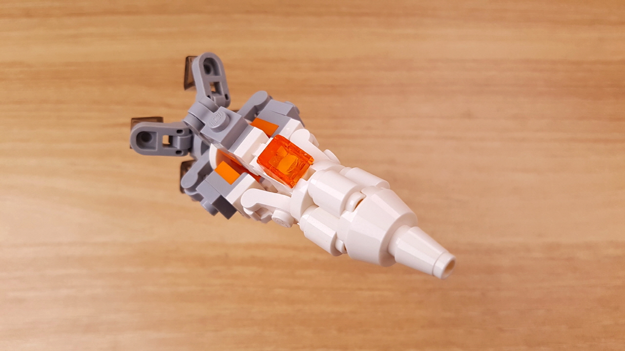 宇宙ロケットタイプ宇宙船に変形するミニレゴ変形ロボ - ロケットX
 4 - 変身,変身ロボ,レゴ変身ロボ