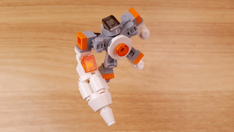 Micro space rocket type transformer robot - Rocket X 1 - transformation,transformer,LEGO transformer