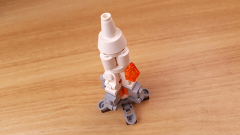 Micro space rocket type transformer robot - Rocket X 5 - transformation,transformer,LEGO transformer