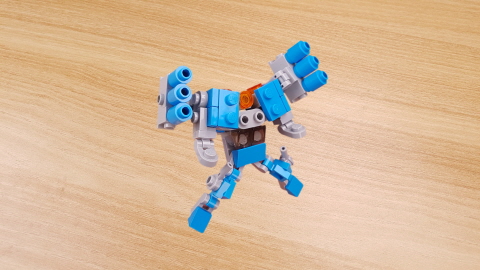 Micro battle drone transformer mech - BlueJay 2 - transformation,transformer,LEGO transformer