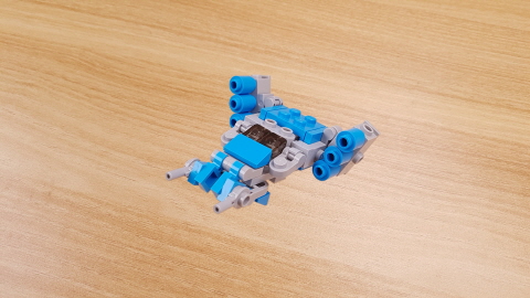 Micro battle drone transformer mech - BlueJay 1 - transformation,transformer,LEGO transformer