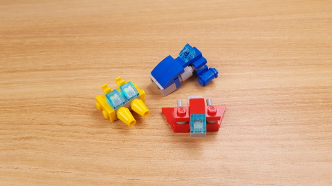 Micro transformer combiner mech - Hyperzord Legacy 3 - transformation,transformer,LEGO transformer