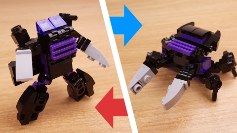 Micro insect type transformer mech - Stagbee 4 - transformation,transformer,LEGO transformer