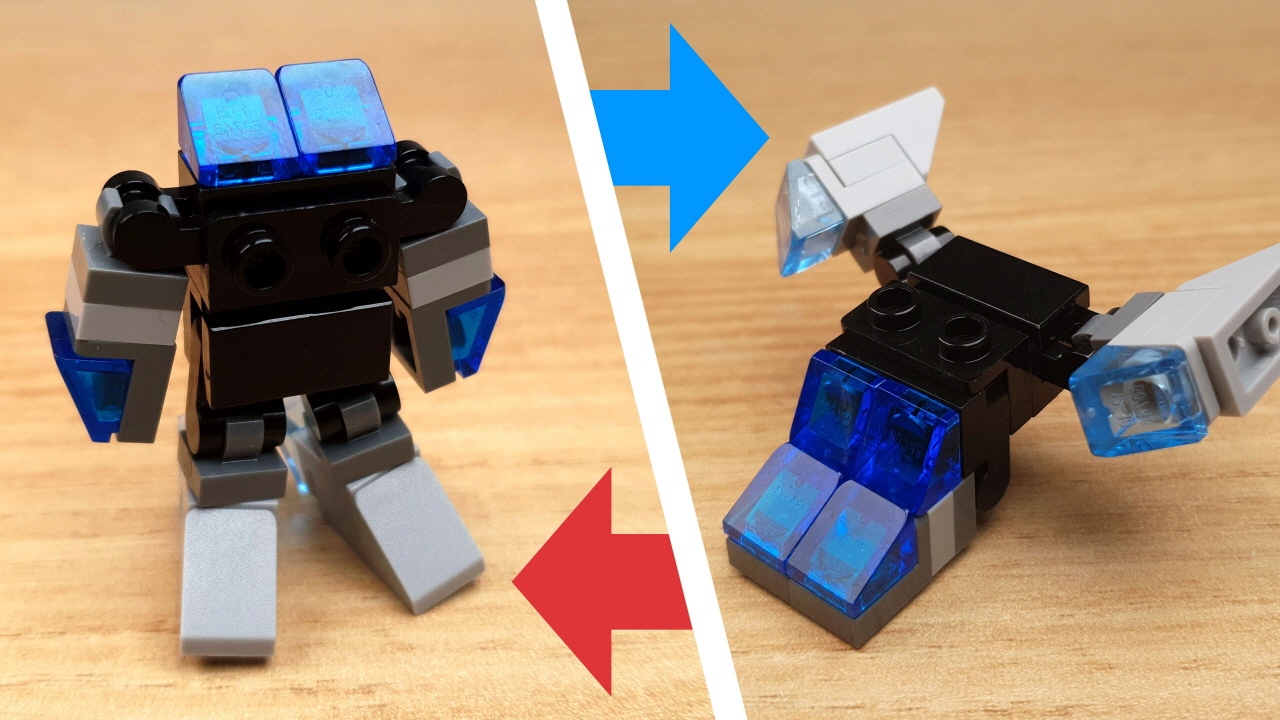 ブルーアイズ - レゴミニ3段変形ロボ
 0 - 変身,変身ロボ,レゴ変身ロボ
