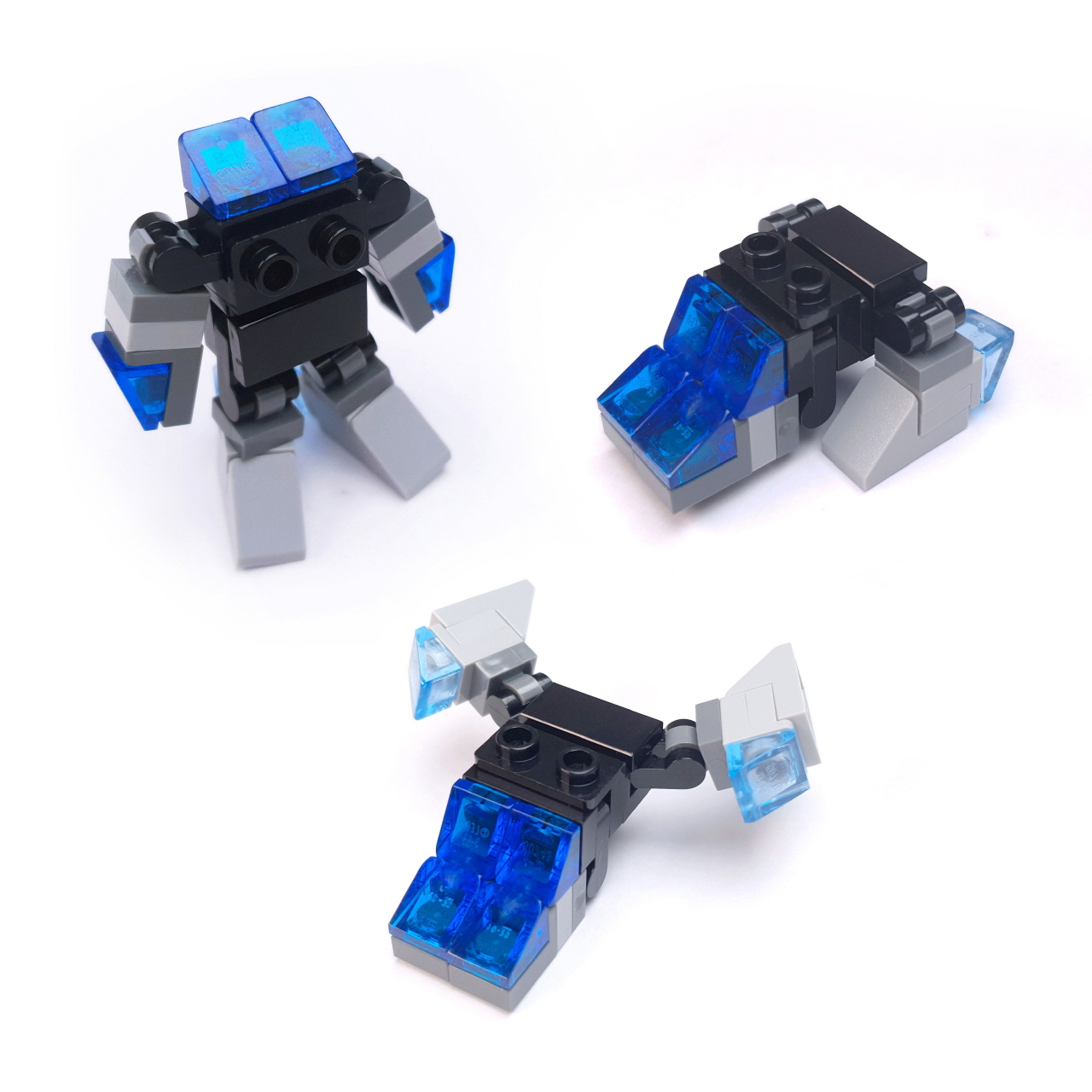 ブルーアイズ - レゴミニ3段変形ロボ
 3 - 変身,変身ロボ,レゴ変身ロボ
