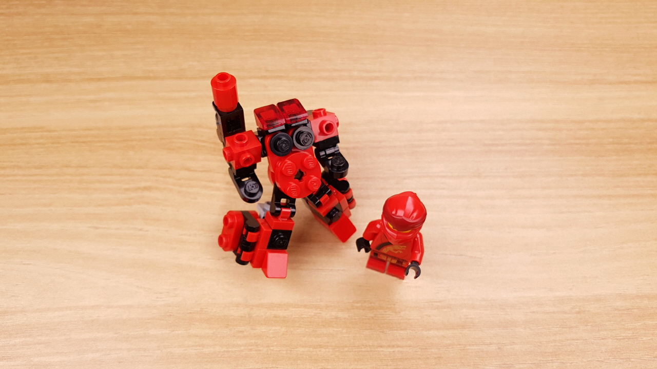 Micro ninja power up suit bot - Ninja Armorbot
 1 - transformation,transformer,LEGO transformer