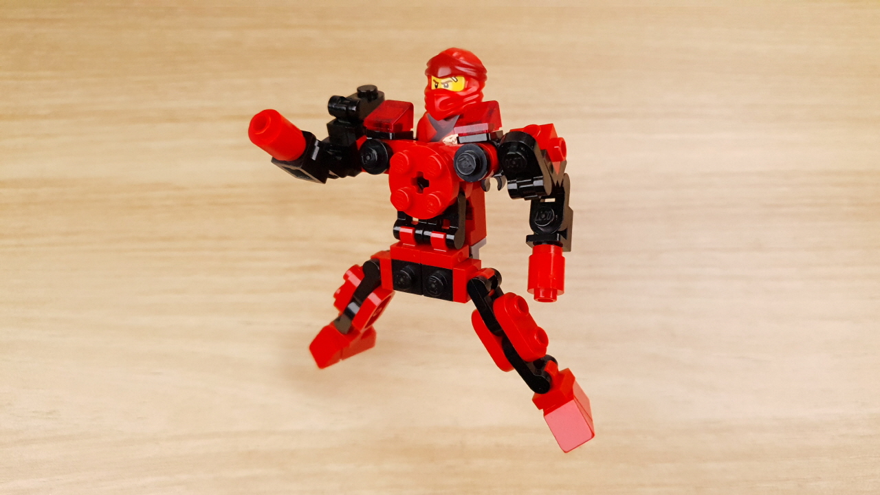 Micro ninja power up suit bot - Ninja Armorbot
 2 - transformation,transformer,LEGO transformer