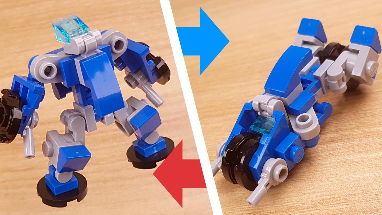 Micro motor cycle type transformer mech - Motor Chrome
 0 - transformation,transformer,LEGO transformer