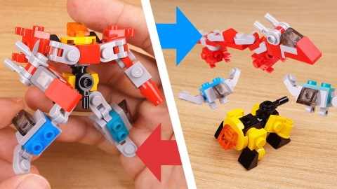 Micro animals combiner mech - Wild DLB2 11 - transformation,transformer,LEGO transformer