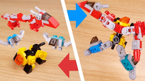 Micro animals combiner mech - Wild DLB2 5 - transformation,transformer,LEGO transformer