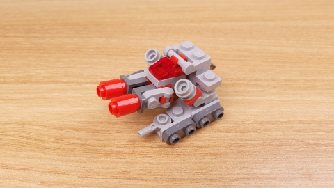 Micro quadruple changer transformer mech - Megaquad 3 - transformation,transformer,LEGO transformer