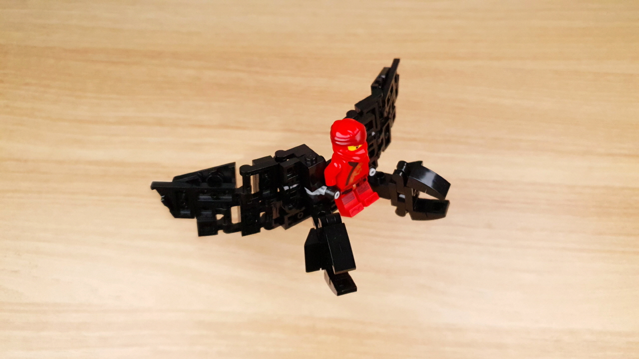 Micro wing suit transformer mech for ninja - Ninja Wing
 1 - transformation,transformer,LEGO transformer