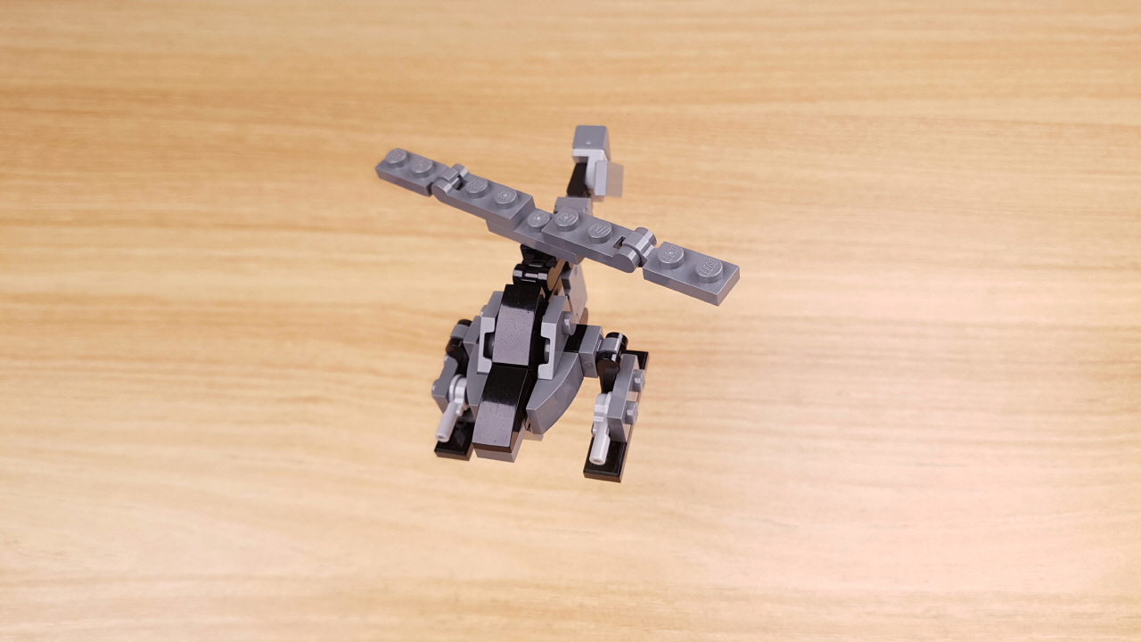 Micro helicopter transformer mech - Super Kick
 3 - transformation,transformer,LEGO transformer