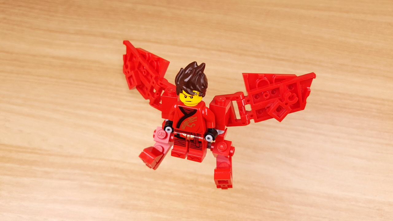 Micro transformer mech - Ninja wing suit mini version
 2 - transformation,transformer,LEGO transformer