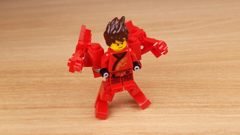 Micro transformer mech - Ninja wing suit mini version 2 - transformation,transformer,LEGO transformer