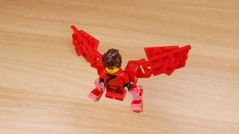 Micro transformer mech - Ninja wing suit mini version 3 - transformation,transformer,LEGO transformer