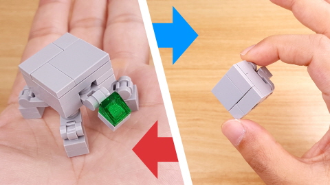 Micro transformer mech - Curtle  3 - transformation,transformer,LEGO transformer