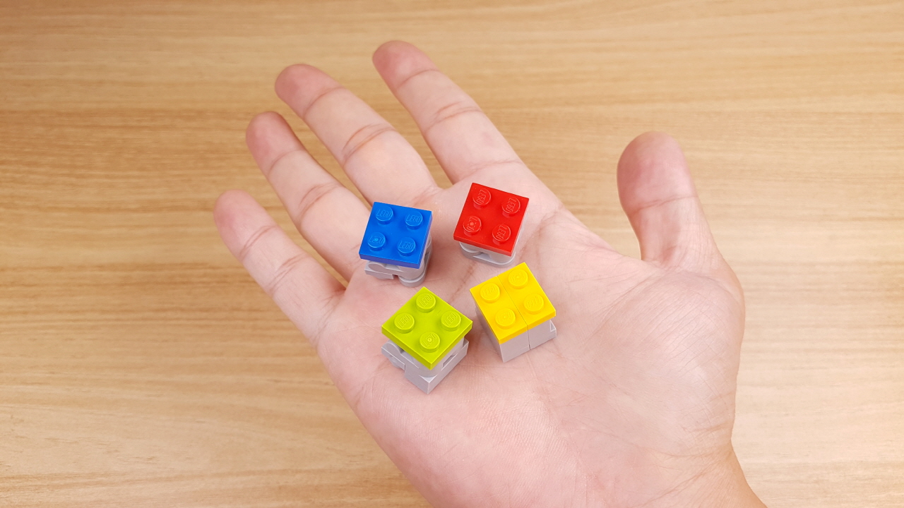 4개의 블럭이 하나로! 큐브 미니 레고 합체로봇 - 큘렘 2 - 변신,변신로봇,레고변신로봇