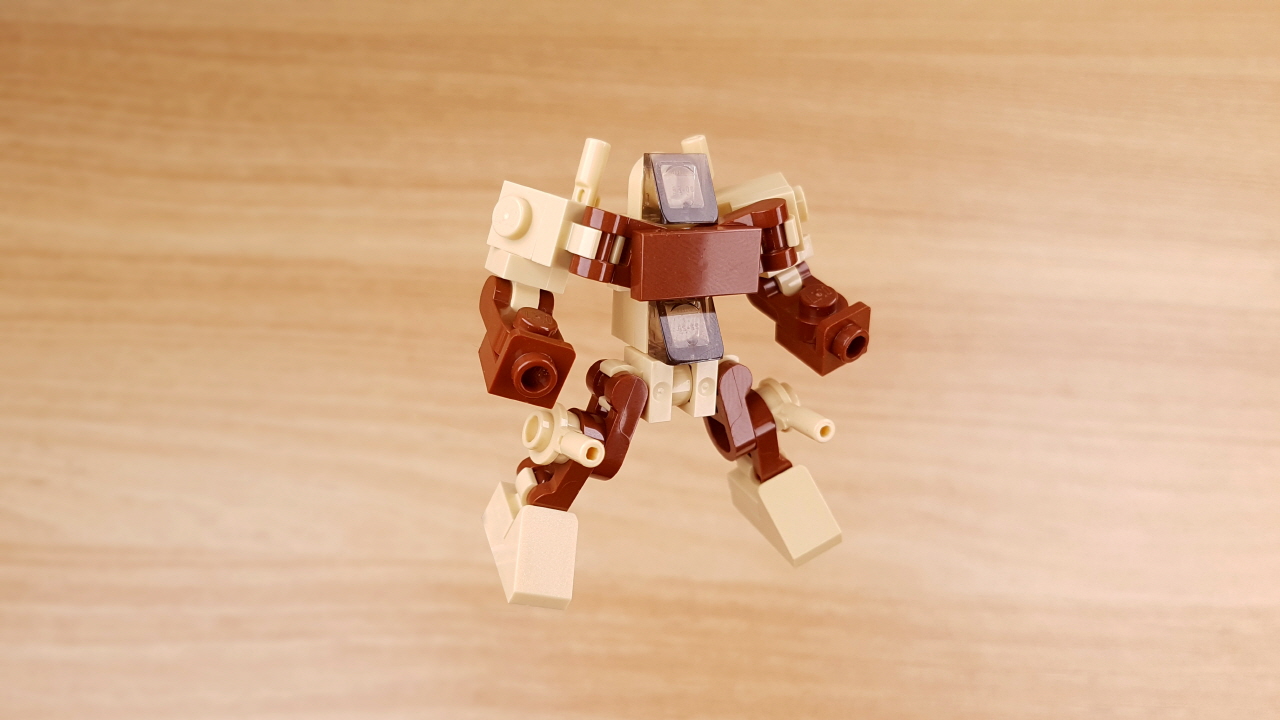 Micro combiner transformer mech - Cliffhanger 
 1 - transformation,transformer,LEGO transformer