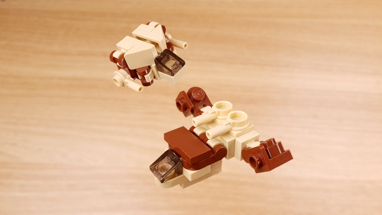 Micro combiner transformer mech - Cliffhanger 
 4 - transformation,transformer,LEGO transformer
