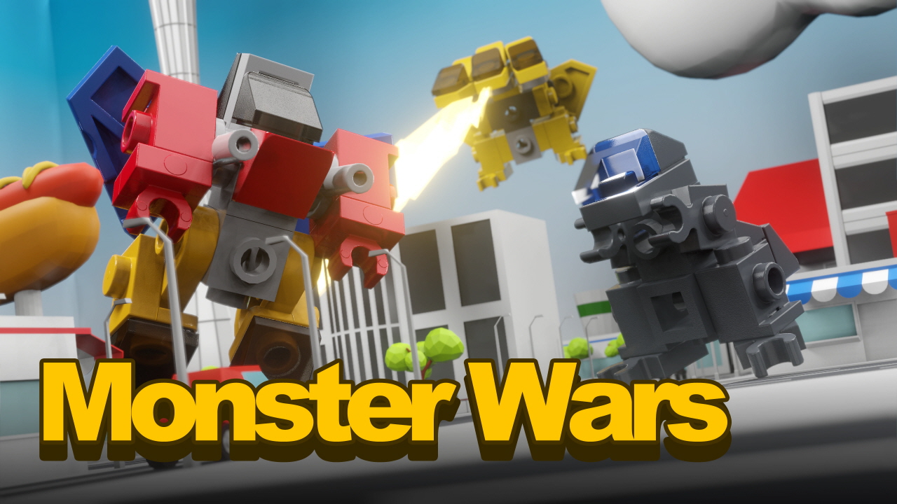 Micro transformer mech - Monster Slayer
 1 - transformation,transformer,LEGO transformer