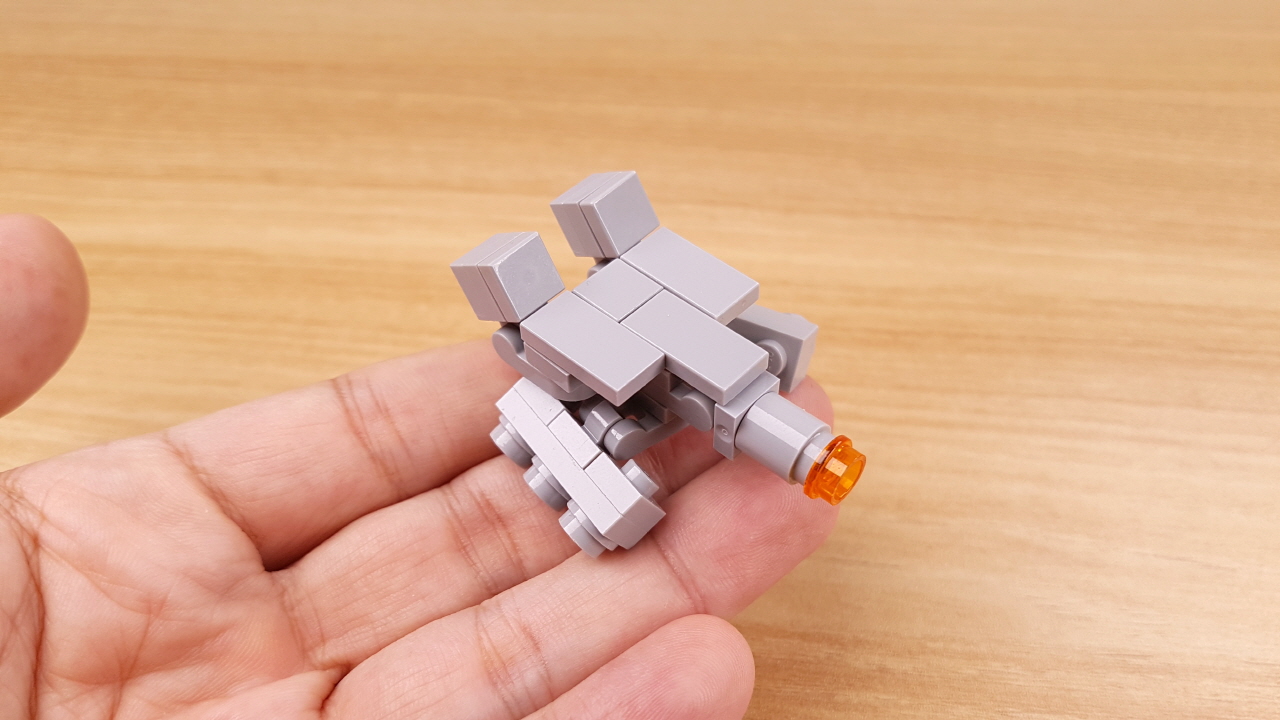 Micro cube type cannon tank transformer mech - Cunnon
 1 - transformation,transformer,LEGO transformer