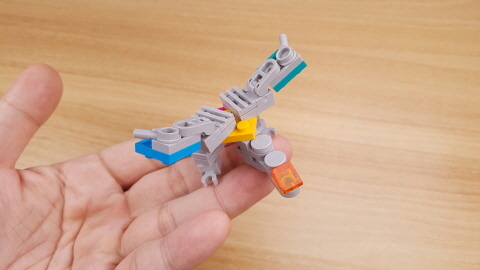 Micro cube type short tail dragon combiner transformer mech - Curagon 3 - transformation,transformer,LEGO transformer