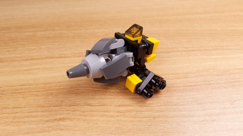 Micro brick drill machine transformer mech - Heavy Driller 1 - transformation,transformer,LEGO transformer