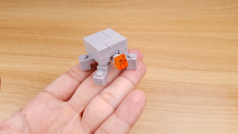 Micro brick easy to build turtle - cube transformer mech - Cutle 2 2 - transformation,transformer,LEGO transformer